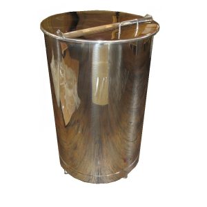 100 gallon vertical wash vat with lid