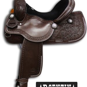14",15",16" Showman™ Argentina Cow Leather Round Skirt Saddle