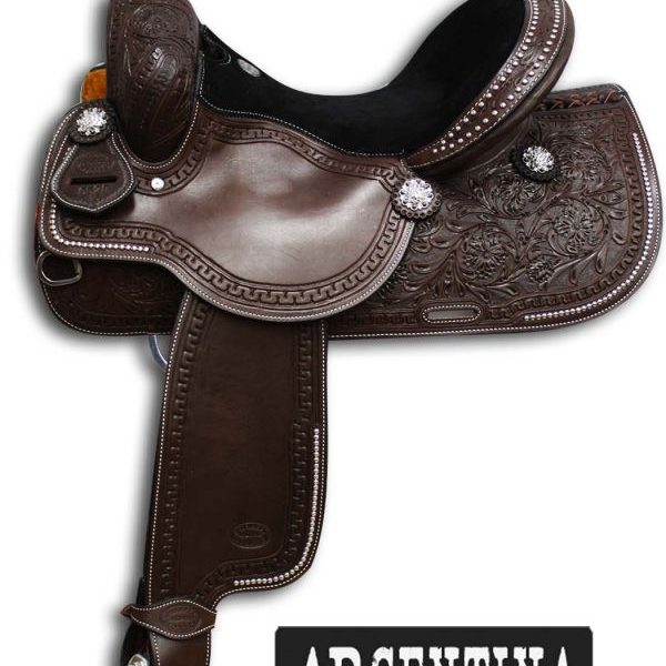 14",15",16" Showman™ Argentina Cow Leather Round Skirt Saddle