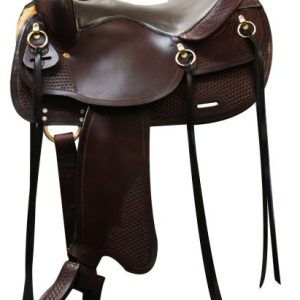 16" Double T Argentina Leather Trail Saddle