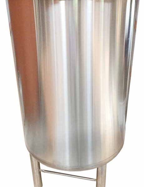 225 Gal Vertical Milk/Wash Vat w/ SOLID Lid