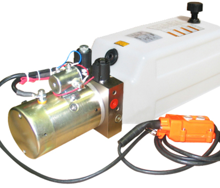 Maxim Hydraulic Power Unit (12V DC, Double Acting): 1.3 GPM, SAE 6 Ports, 2500 PSI, 4 Quart Poly