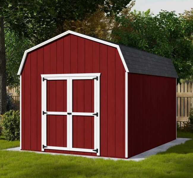 Value Series Gambrel Barn w/ 6 Foot Sidewalls (Multiple Sizes Available) - Image 2