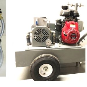 Complete Milking Package - 3 HP Gas Portable Milker w/ 1 Plastic Bucket Assembly for Cows - EZ Milking