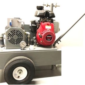 Complete Milking Package - 3 HP Gas Portable Milker w/ 2 Plastic Bucket Assemblies for Cows - EZ Milking