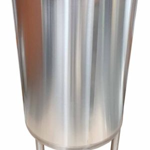 85 Gal Vertical Milk/Wash Vat w/ SOLID Lid