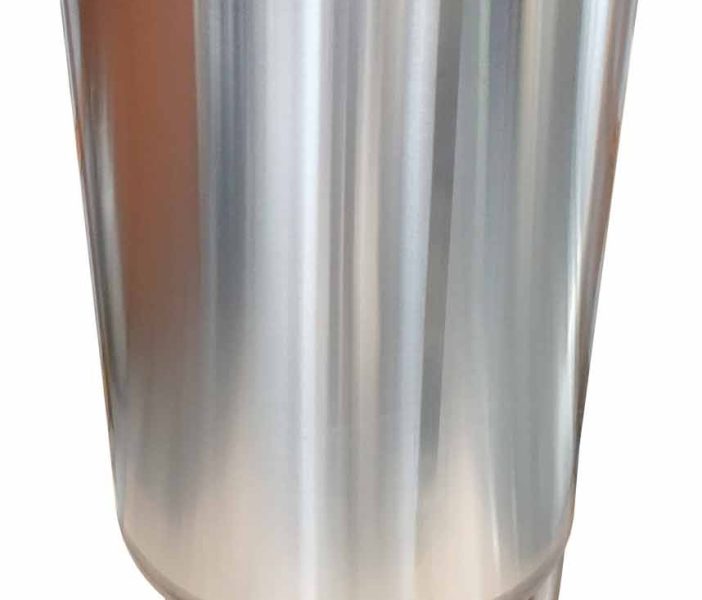 85 Gal Vertical Milk/Wash Vat w/ SOLID Lid
