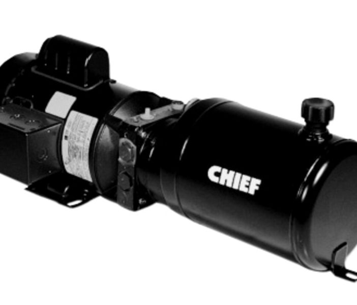 CHIEF AP AC POWER UNIT: 2 HP, 1 PH, 1.3 GPM, 2200 PSI, PUMPING STATION W/ADJ. RELIEF