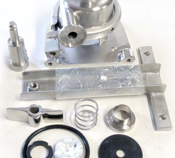 D-Style floor mount 1 HP milk pump, less motor