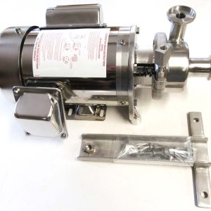 D-Style floor mount milk pump with 1 HP 3 phase