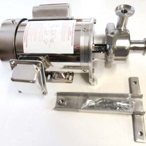 D-Style floor mount milk pump with 1.5 HP 1 phase Sterling