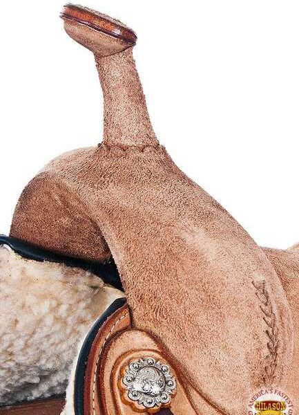 Flex Tree Western Horse Saddle In American Leather Barrel Trail - Image 2