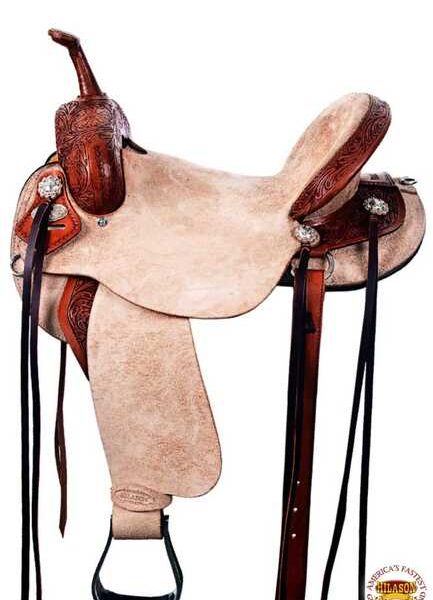 Flex Tree Western Horse Saddle In American Leather Barrel Trail - Image 5