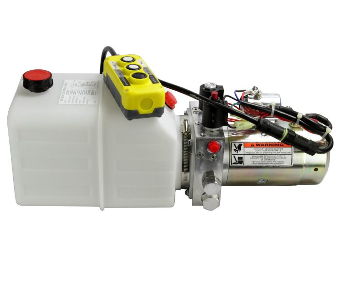 NEW MAXIM HYDRAULIC POWER UNIT 5 QT POLY TANK, 1.3 GPM, 3200 PSI, SAE 6