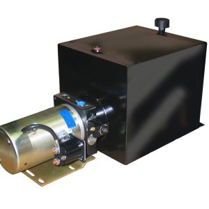 SPX HYDRAULIC POWER UNIT (12V DC, SINGLE ACTING): 23.61 L X 10.25 W X 11.8 H