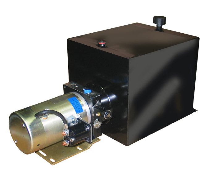 SPX HYDRAULIC POWER UNIT (12V DC, SINGLE ACTING): 23.61 L X 10.25 W X 11.8 H