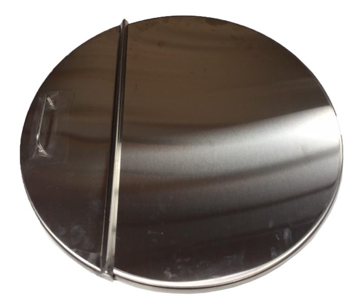 Split lid for 85 gallon milk/wash vat