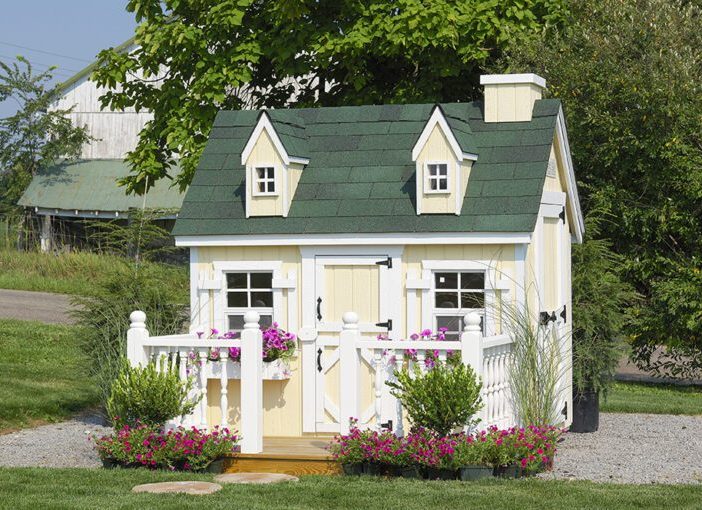 Cape Cod Playhouse Kit (Multiple Sizes Available)