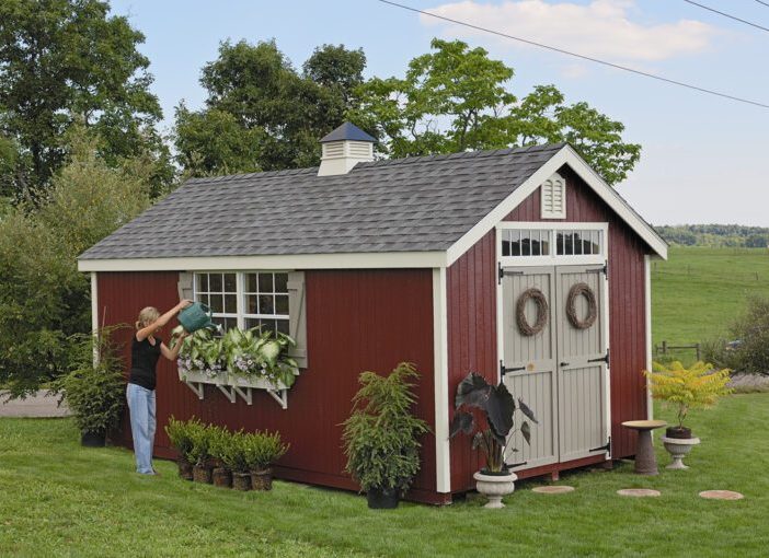 Colonial Williamsburg Garden Shed (Multiple Sizes Available)