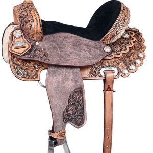 Flex Tree Western Horse Saddle American Leather Trail Barrel Racing