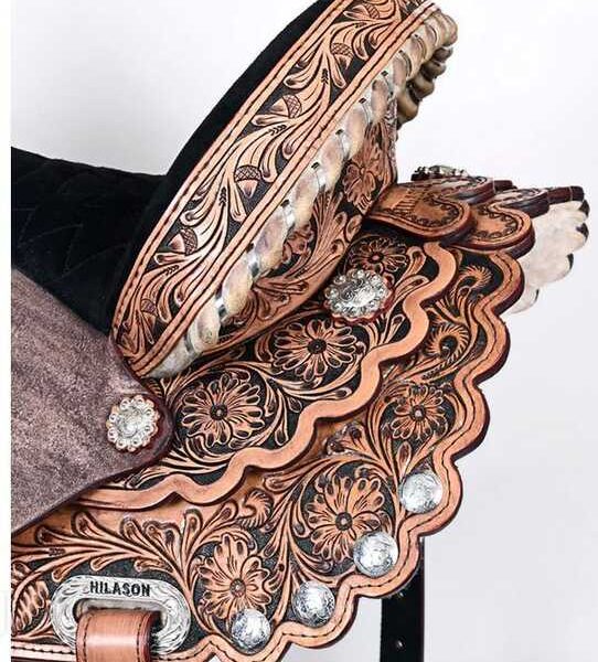 Flex Tree Western Horse Saddle American Leather Trail Barrel Racing - Image 3