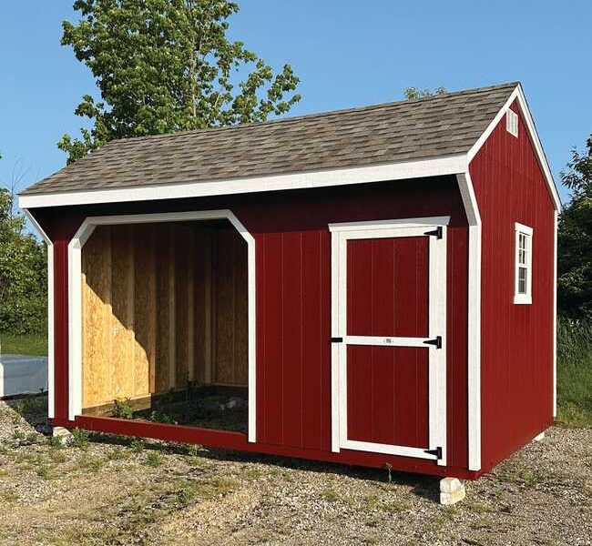 Animal Run-In Shelter With Tack Room - Image 5