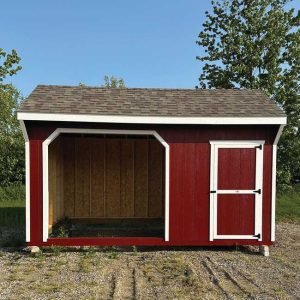 Animal Run-In Shelter With Tack Room