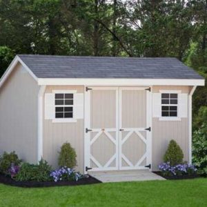 Classic Saltbox Garden Shed (Multiple Sizes Available)