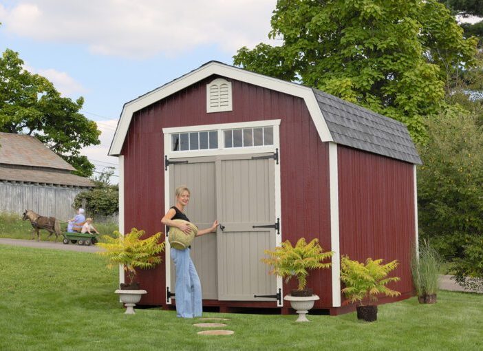 Colonial Woodbury Garden Shed (Multiple Sizes Available)